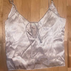 Brandy Melville Silky Crop Top